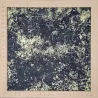 Hoffmann black & gold moiré cotton fabric