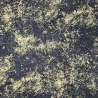 Hoffmann black & gold moiré cotton fabric