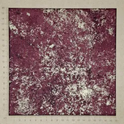Tissu coton bordeaux et or moiré Hoffmann
