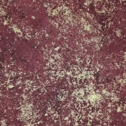 Tissu coton bordeaux et or moiré Hoffmann