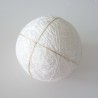 White temari ball 4 divisions 9cm