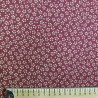 Reversible dark red sakura Japanese cotton fabric