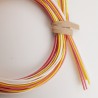 Mizuhiki Cord Set White, Yellow & Dusty Pink – 9 Cords